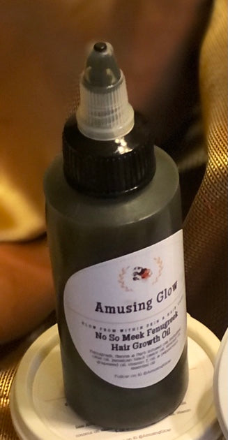 This volumizing hair growth oil is infused is an all natural Ayurvedic oil infused with Fenugreek and Henna cured in olive oil, Jamaican black castor oil, almond oil, grapeseed oil, vitamin E oil, & peppermint essential oil. 